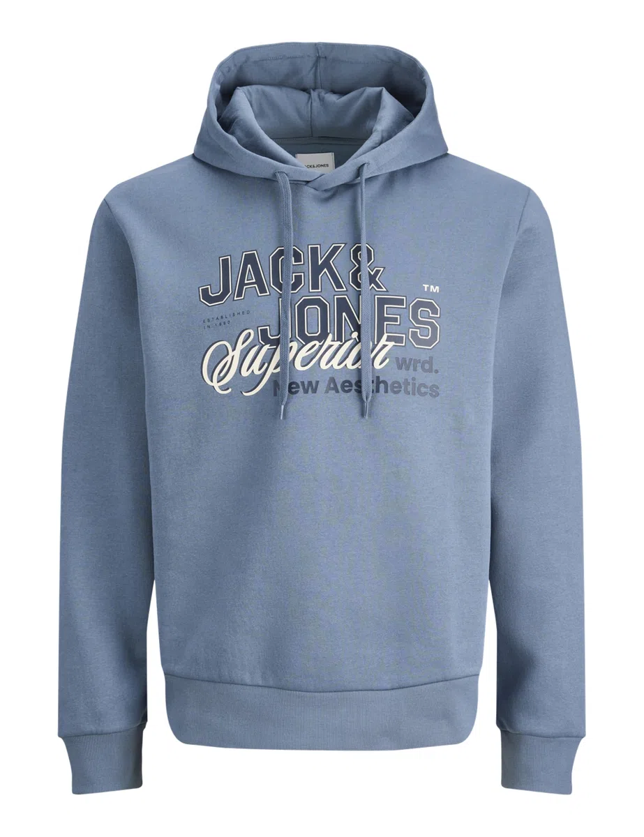 JACK & JONES Jjelogo Sweat Hood 2 Col 25/26 2pk MP Jjelogo Lot de 2 Sweats à Capuche 2 Cols, 25/26 Homme (Lot de 2)