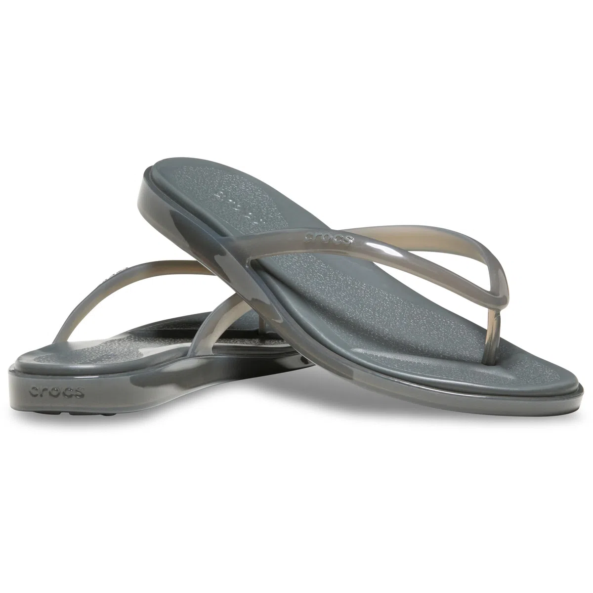 Crocs Miami Jelly Round Toe Flip TonguesFemme