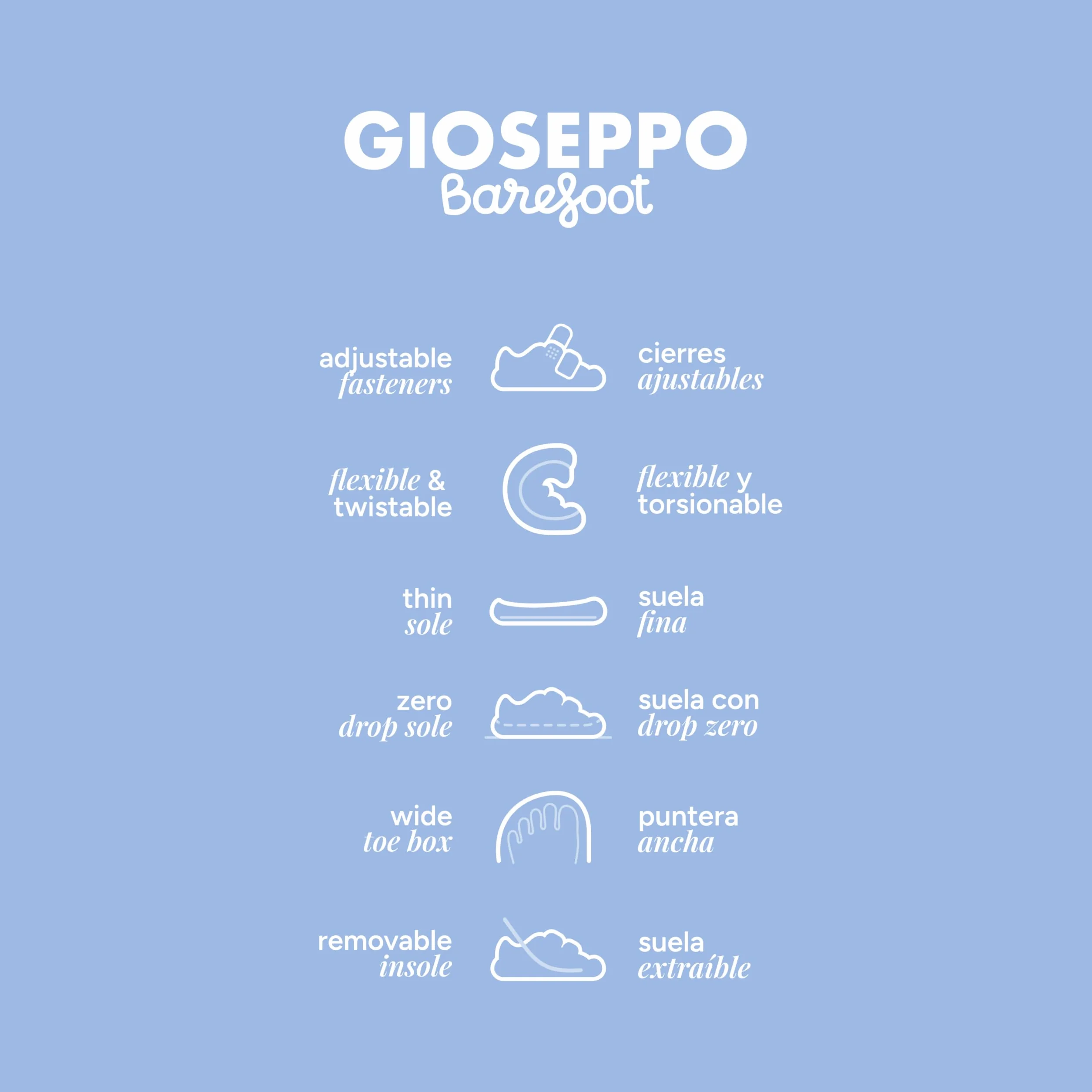 GIOSEPPO Barefoot - Sandales Cuir DE Crabe Rangeley