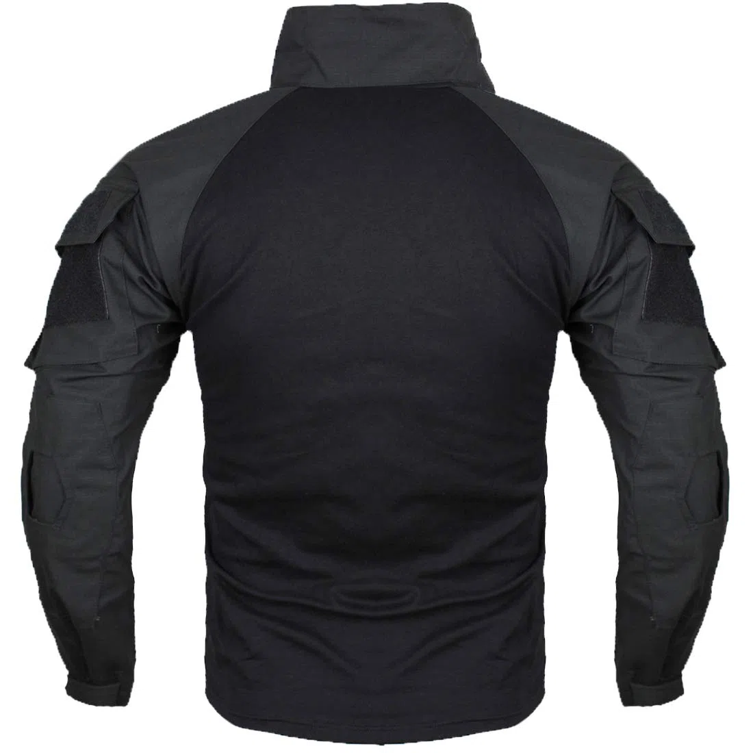 Hommes Tactique Combat T-Shirt, Ripstop Respirant Chemise pour la Chasse Militaire Airsoft