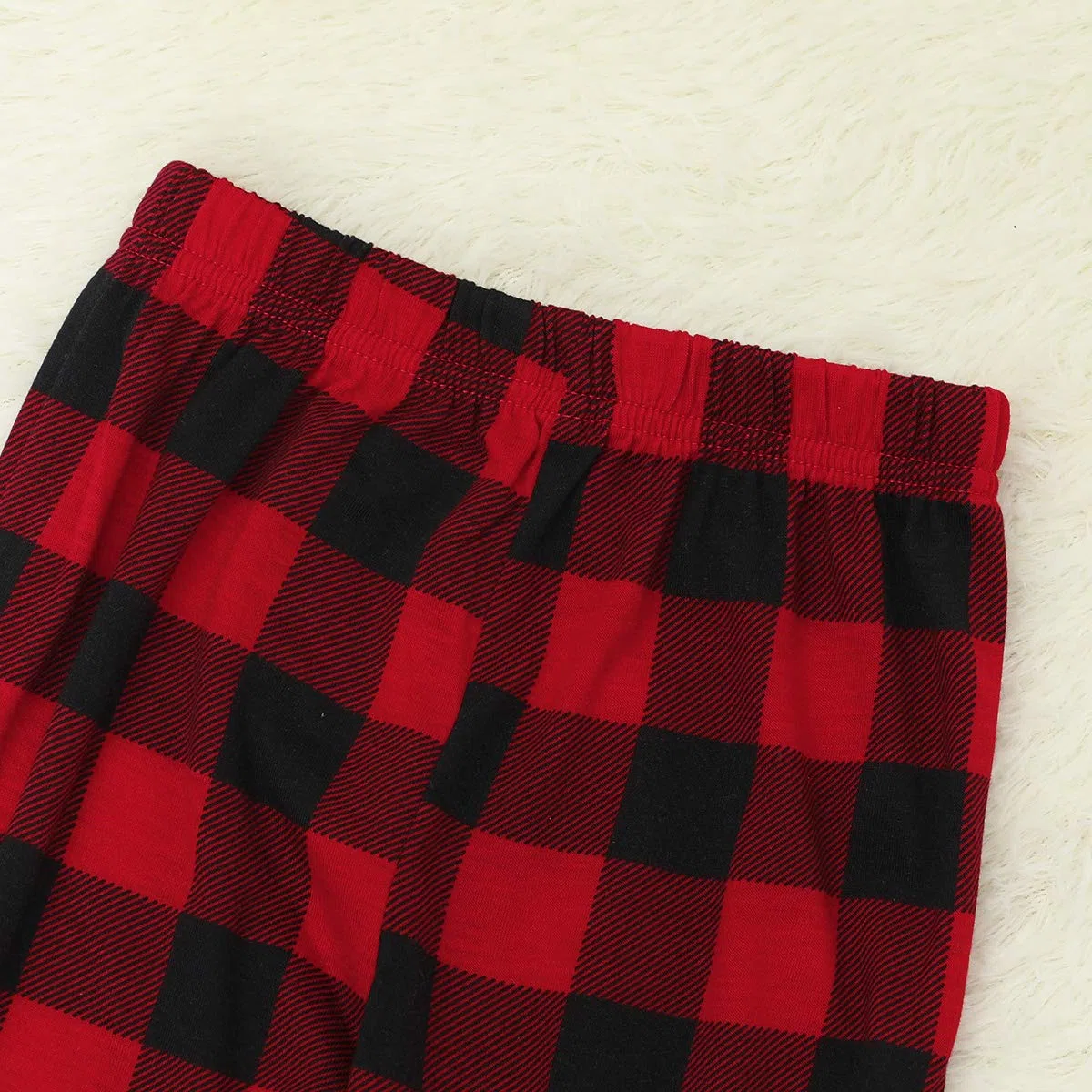 ZOEREA Ensemble Pyjama Famille de Noël Vêtement de Nuit Barboteuse Pyjamas à Deux Pièces Set T-Shirt à Manches Longues et Pantalon pour Mère Père Enfant Bébé
