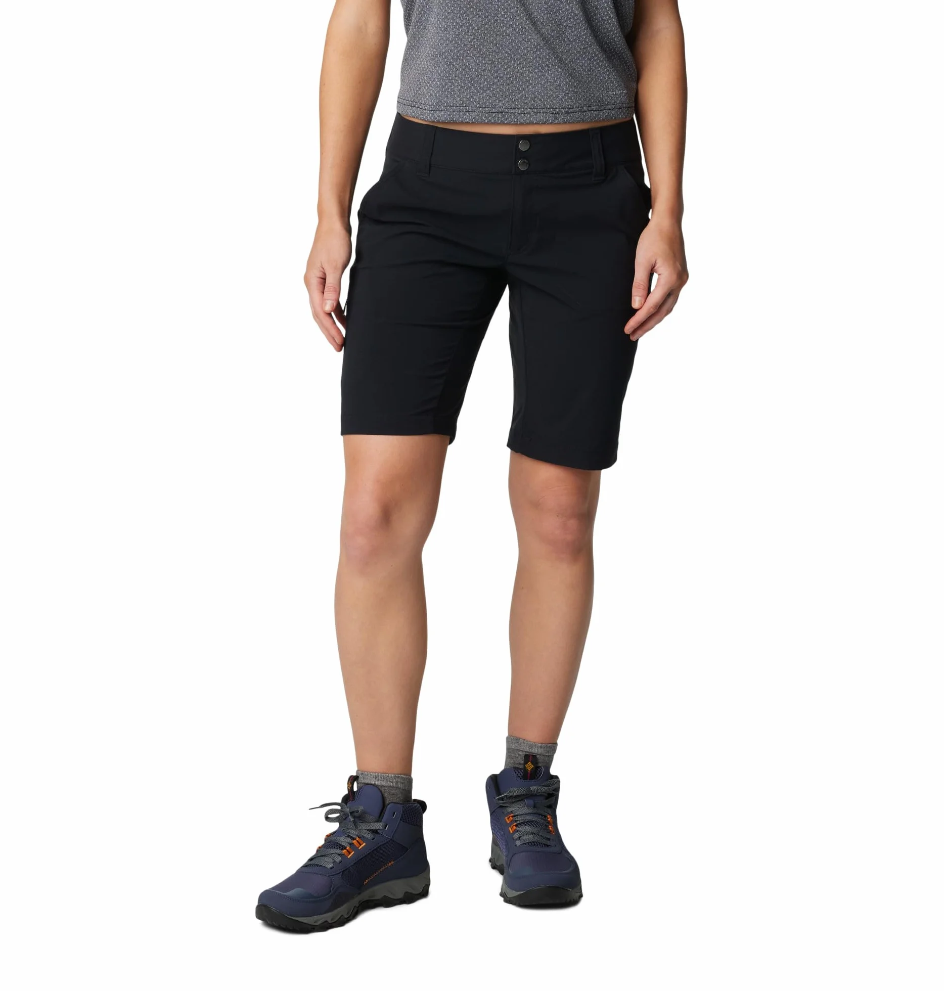 Columbia AK4028 Short Femme Noir FR : S (Taille Fabricant : W6/L10)