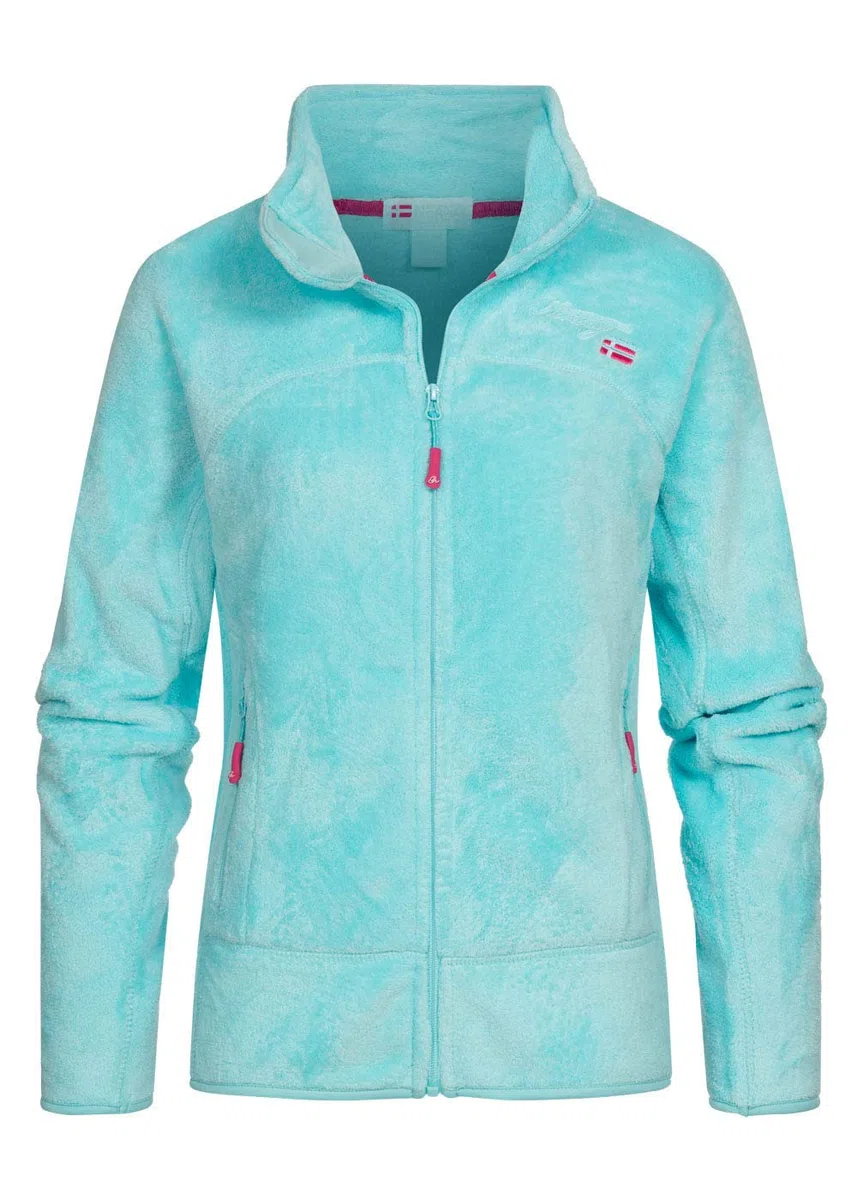 Geographical Norway UPALINE Lady - Polaire Chaude Douce Femme Confortable - Veste Hiver Chaud Femmes Doux - Sweat Epais Longues Manches - Pull Parfait Fourrure Confort