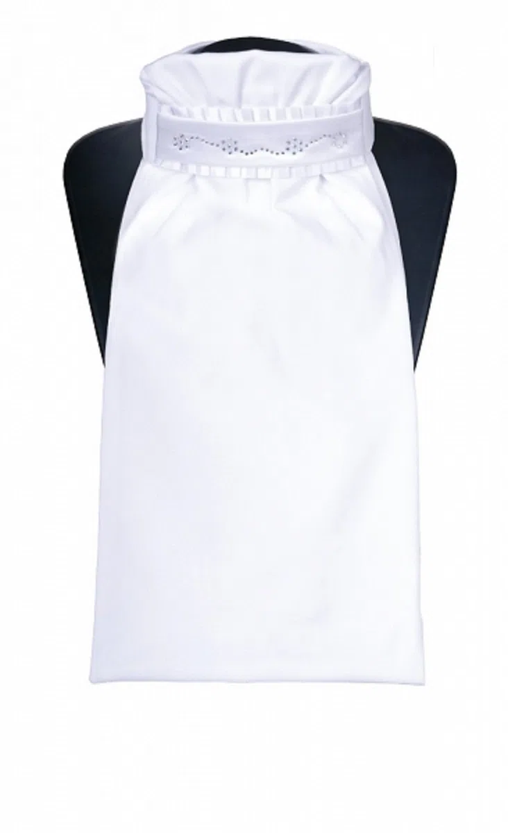 Plastron Fairplay Harmony avec Cristaux Blanc Taille m