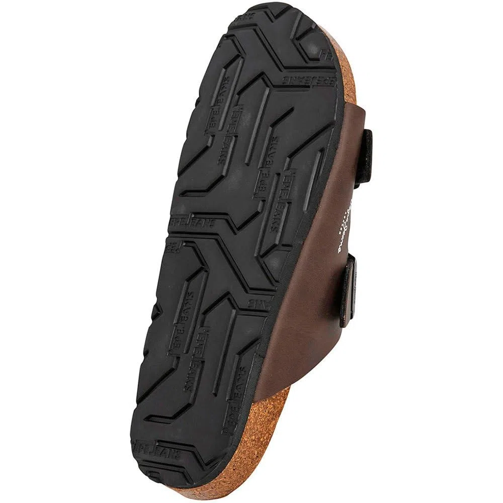 Pepe Jeans Sandales anatomiques Double Kansas Marron