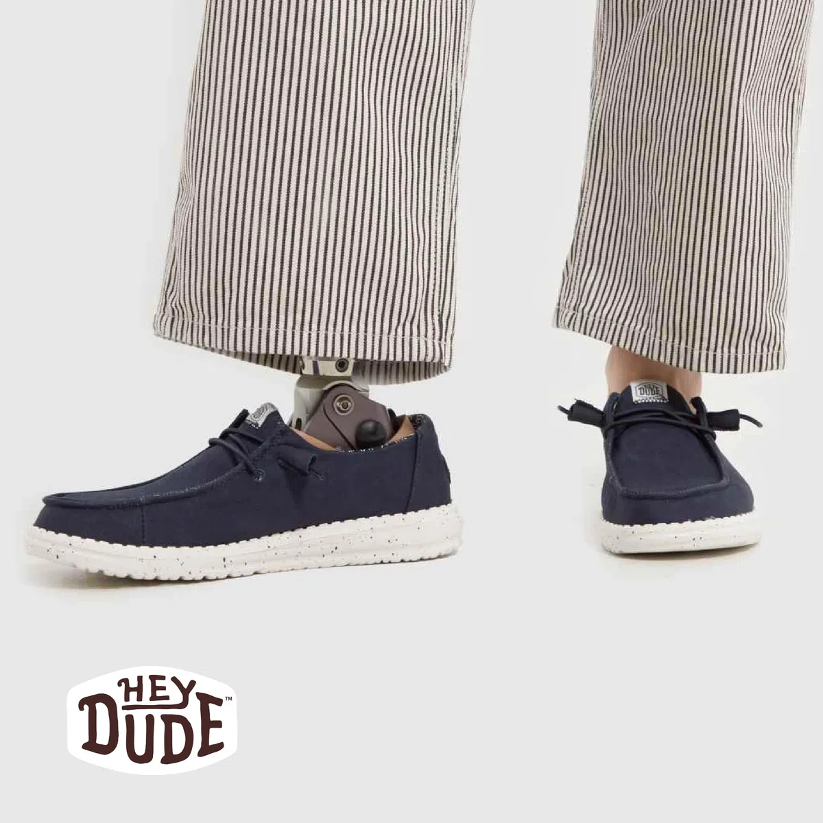 HEYDUDE - Wendy Canvas - Baskets pour Femme - Chaussons avec Semelles Confortables - Style Mocassin