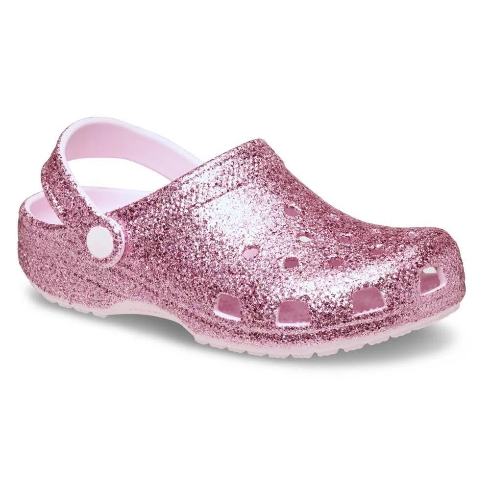 Crocs Mixte Enfant Classic Chunky Glitter Clog T Sabot