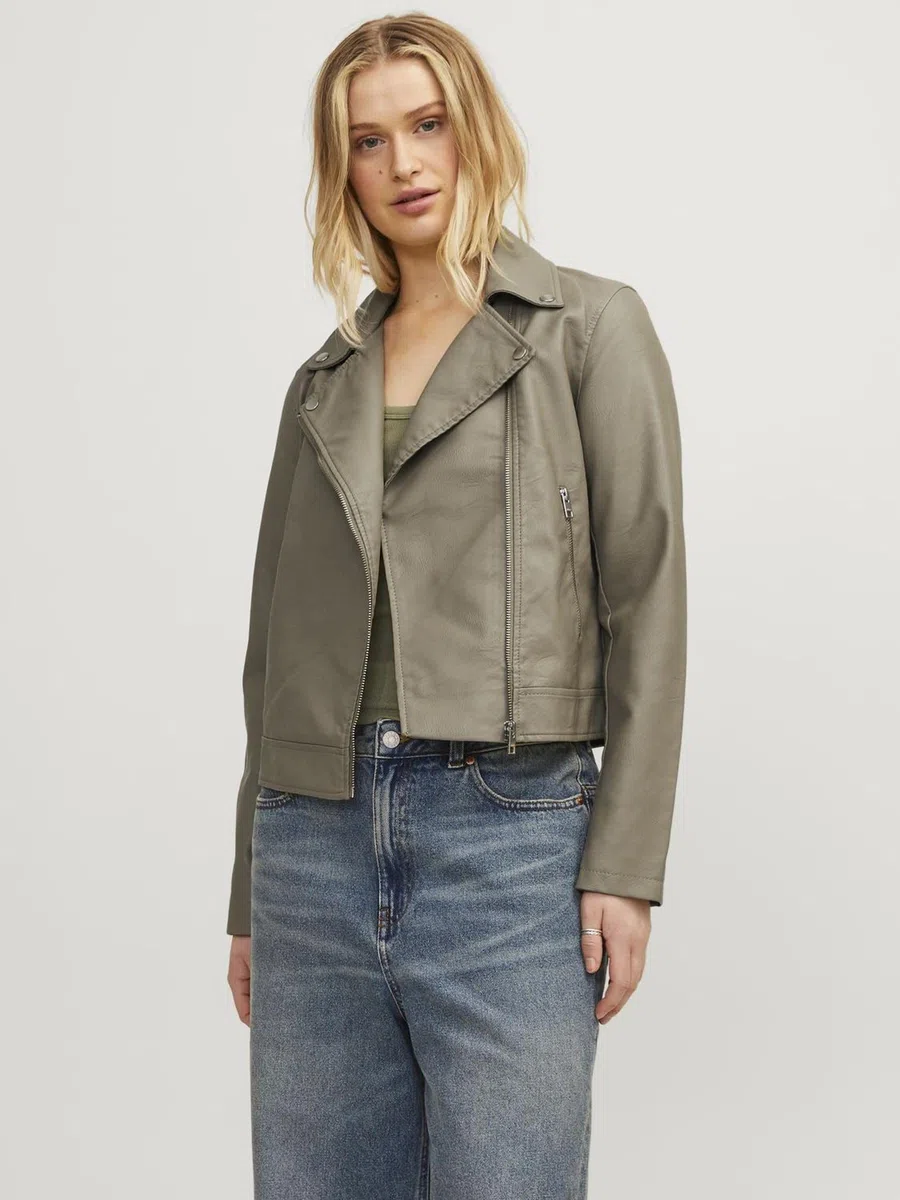 JACK & JONES Jjxx Jxgail Veste de Motard en Simili Cuir Noos Veste en cuir synthétique Femme