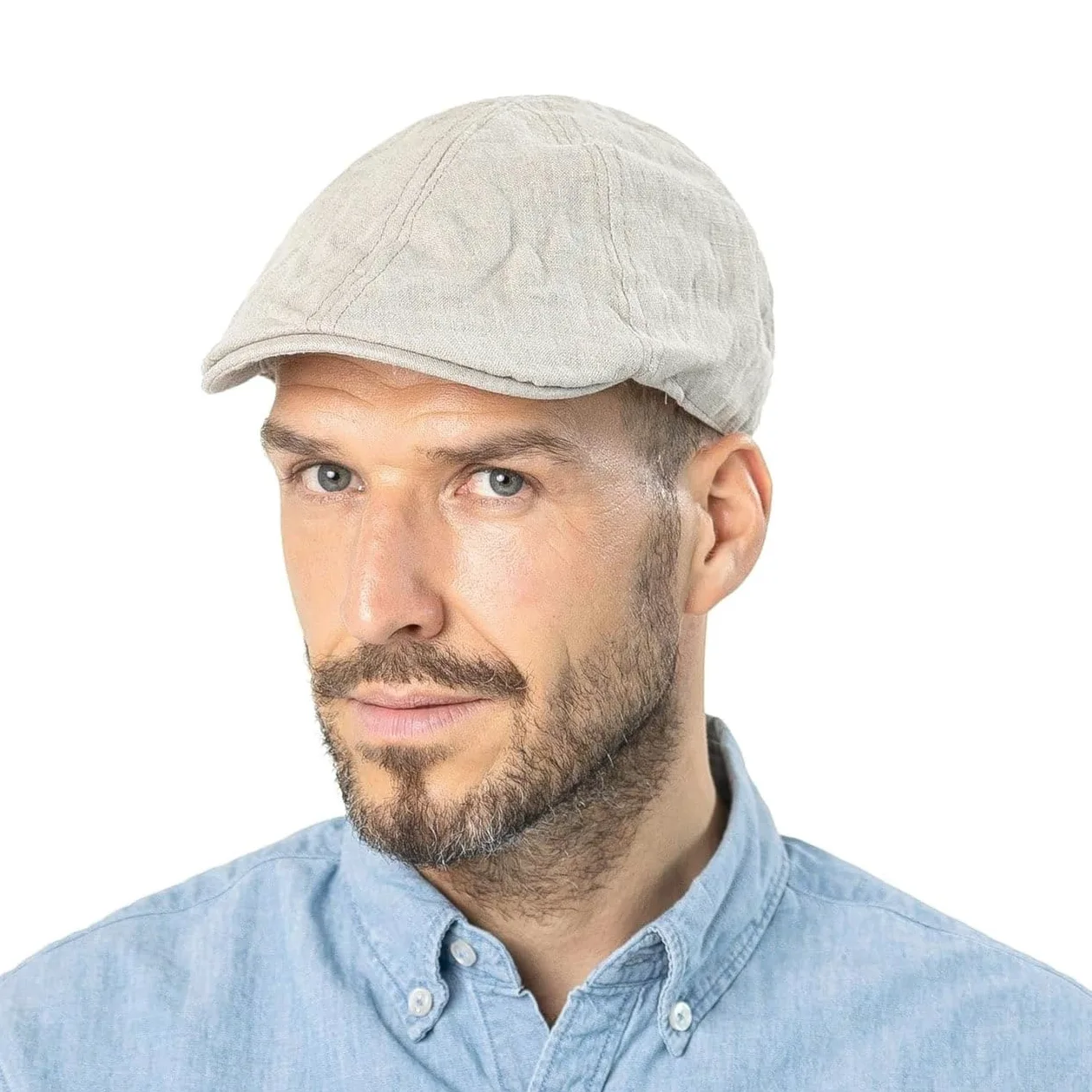 Lipodo Casquette Plate en Lin Femme/Homme - Gavroche D'Ete avec Visiere Ete Printemps-ete