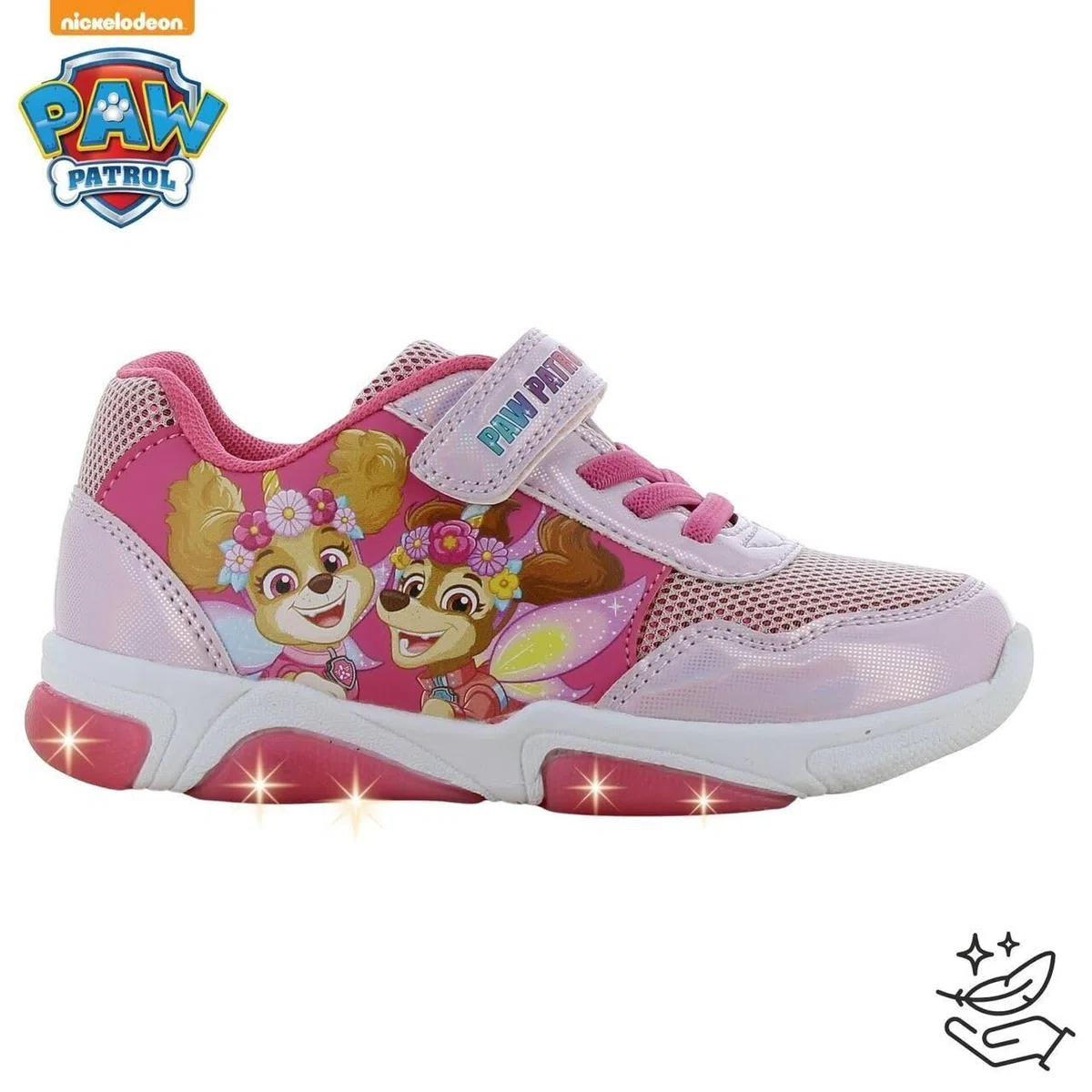 Leomil Paw Patrol Baskets Lumineuses pour Filles Chaussures Enfants, Idéal pour l'école et Les Loisirs