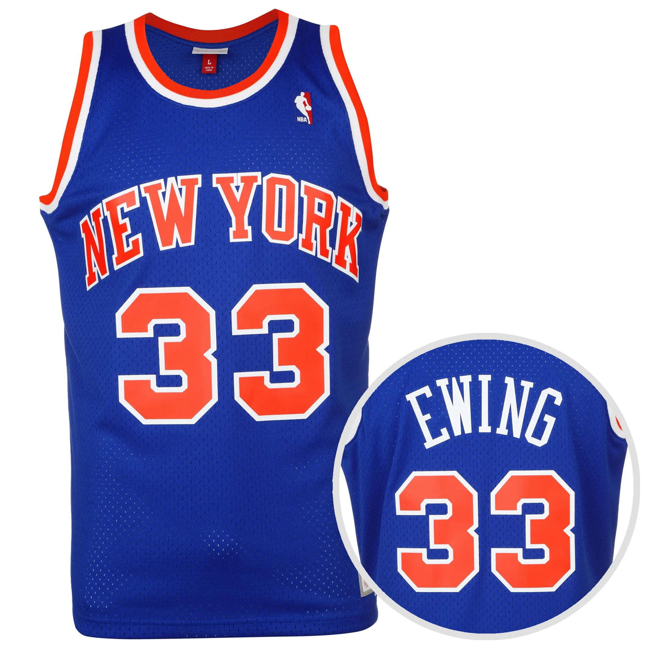 Mitchell & Ness NBA New York Knicks Patrick Ewing Maillot Homme