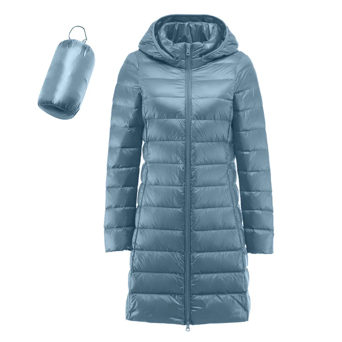 Femme Doudoune Légère Femme Hiver Veste Doudoune Capuche Pliable Fine Ultralight Femme Grande Taille Puffer Jacket Blouson Doudoune Duvet Plume Oversize Doudounes de Randonnée Femme
