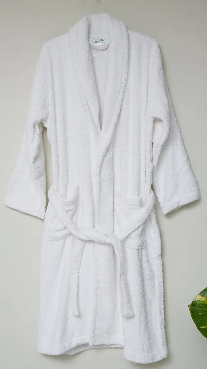 Peignoir en coton éponge de qualité supérieure - Unisexe - Qualité spa et hôtelière - Extra doux et absorbant - Serviette épaisse pour homme et femme