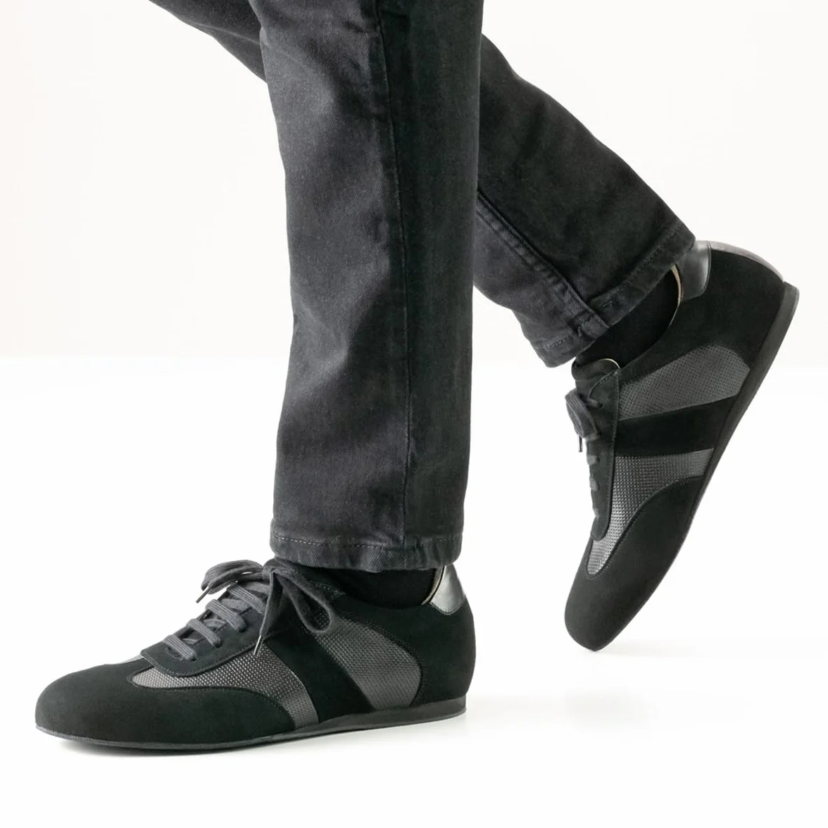 Werner Kern Hommes Sneaker de Danse/Chaussures de Danse 28061 - Made in Italy