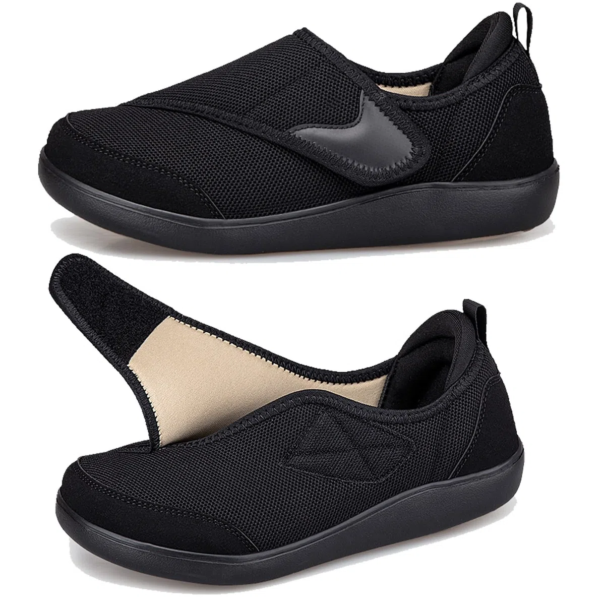 Gaatpot Chaussures Diabétiques Hommes Femmes Chaussons Extra-Larges De Marche Rééducation Ajustables Orthopédique Âgées De La Douleur Au Pied 36-44