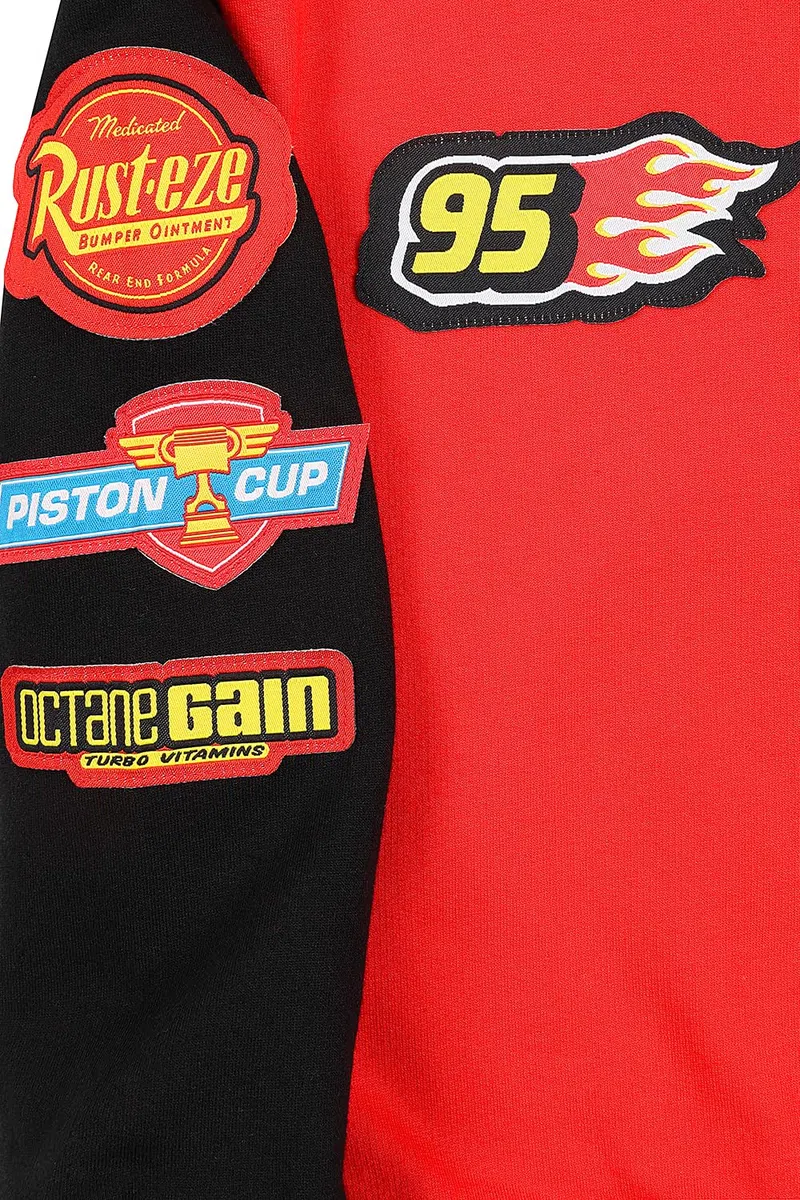Disney Cars Varsity Bomber Lightning McQueen Veste de baseball pour enfants