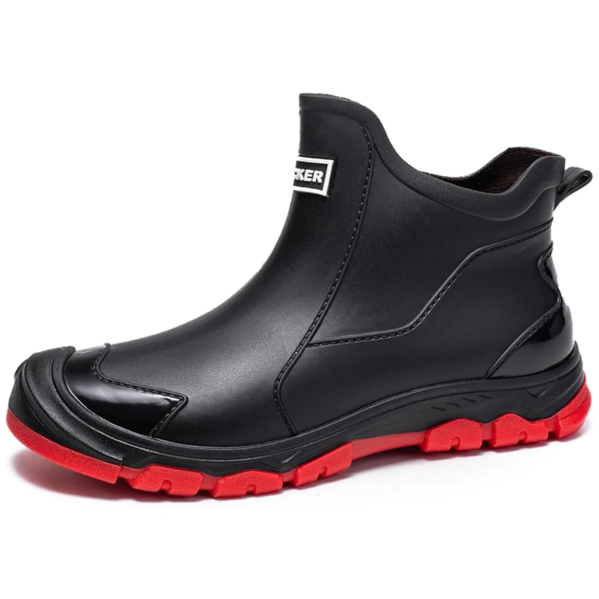 Bottes Caoutchouc Homme Bottes de Pluie Femme ImperméAbles à l'eau AntidéRapantes Chaussures de Travail Homme Bottes Jardin Élégant et Confortable LumièRe Doux 38-46EU