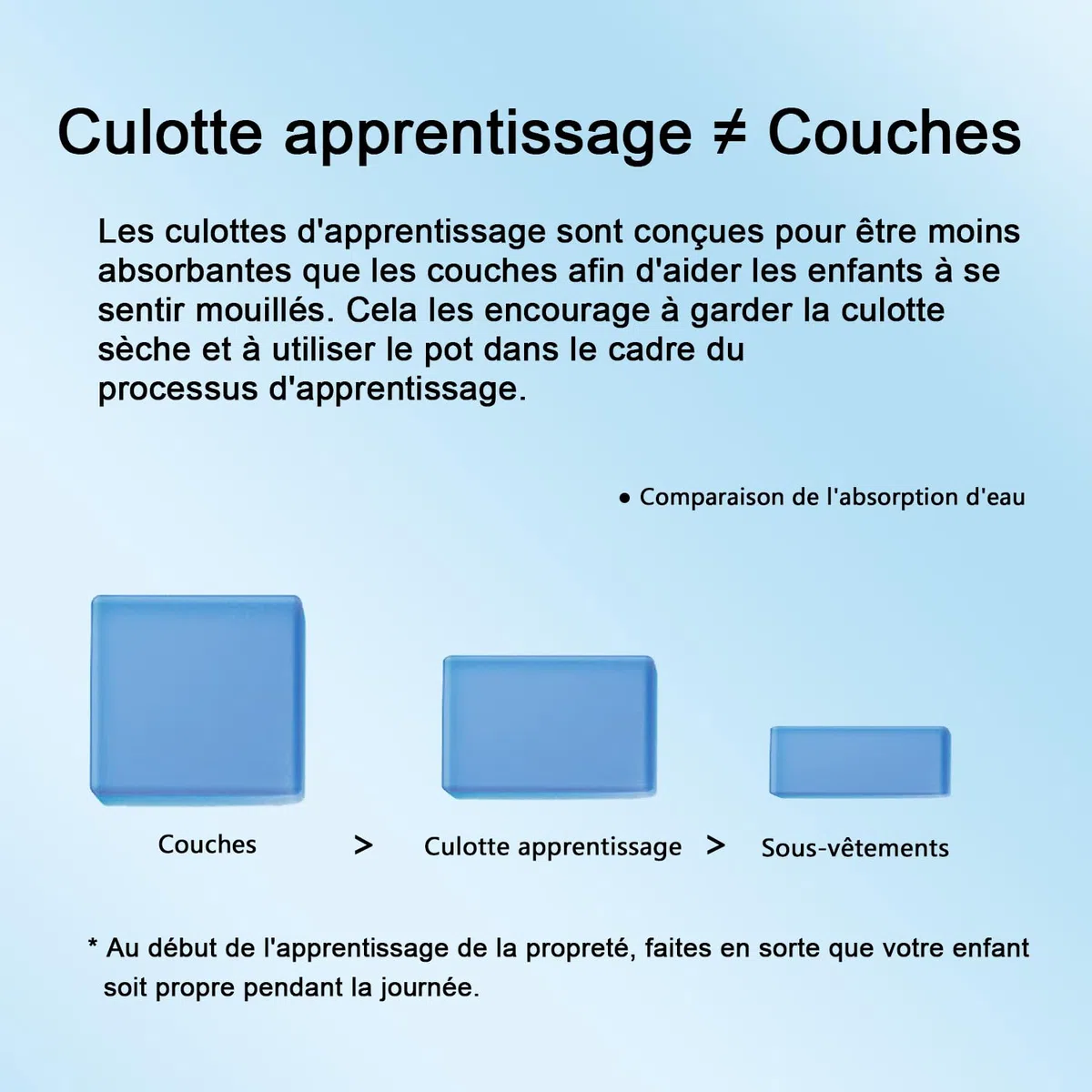 FLYISH DIRECT Culotte Apprentissage Propreté Garcon | Culotte d'apprentissage Enfant en Coton | Absorbant et Lavable 10 paquets, Bleu, 8 ans