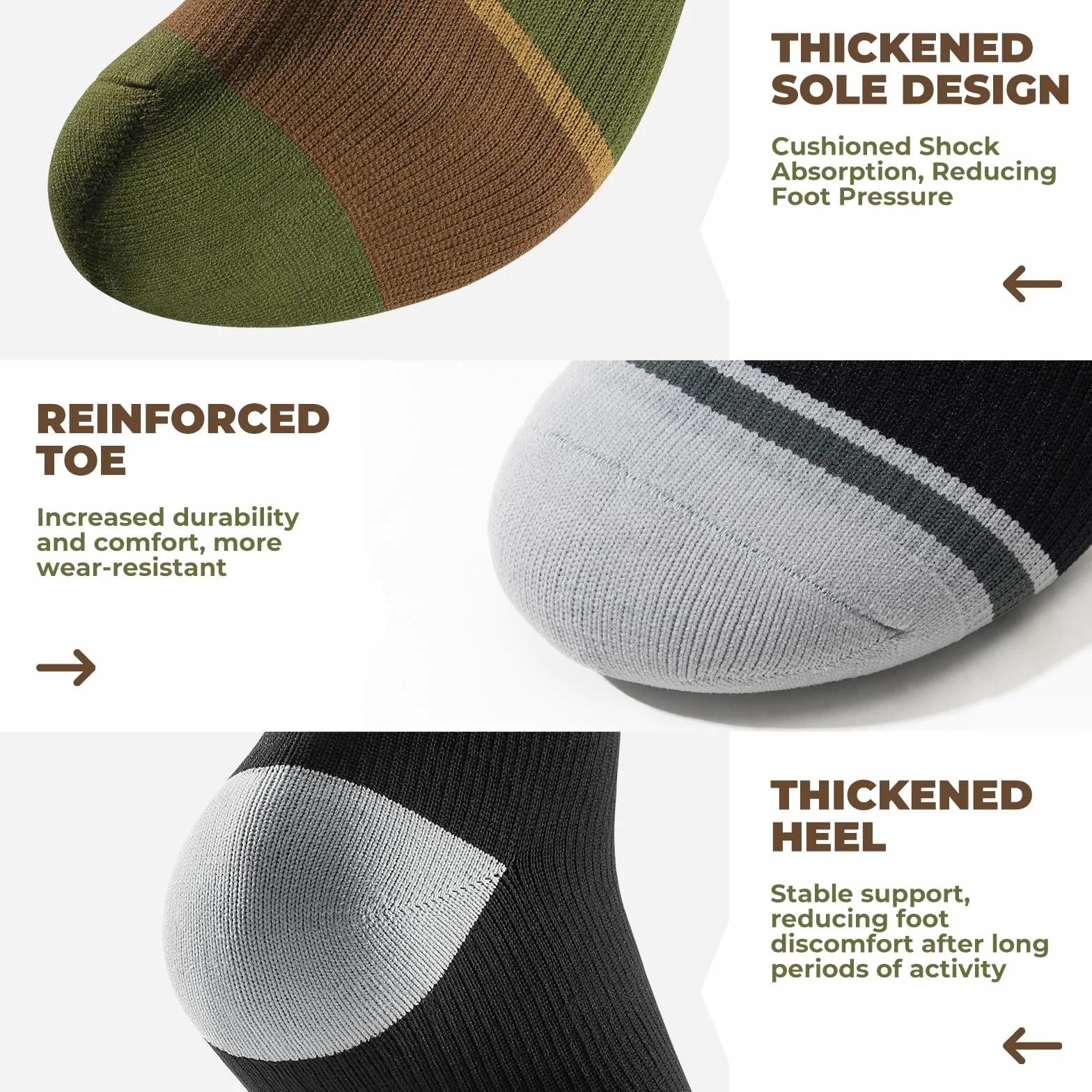 Chaussettes Imperméables Hommes Femmes Quatre Saisons, Chaussettes Outdoor pour Randonnée Cyclisme Ski, Coupe-Vent et Thermiques Unisexe, S-XL