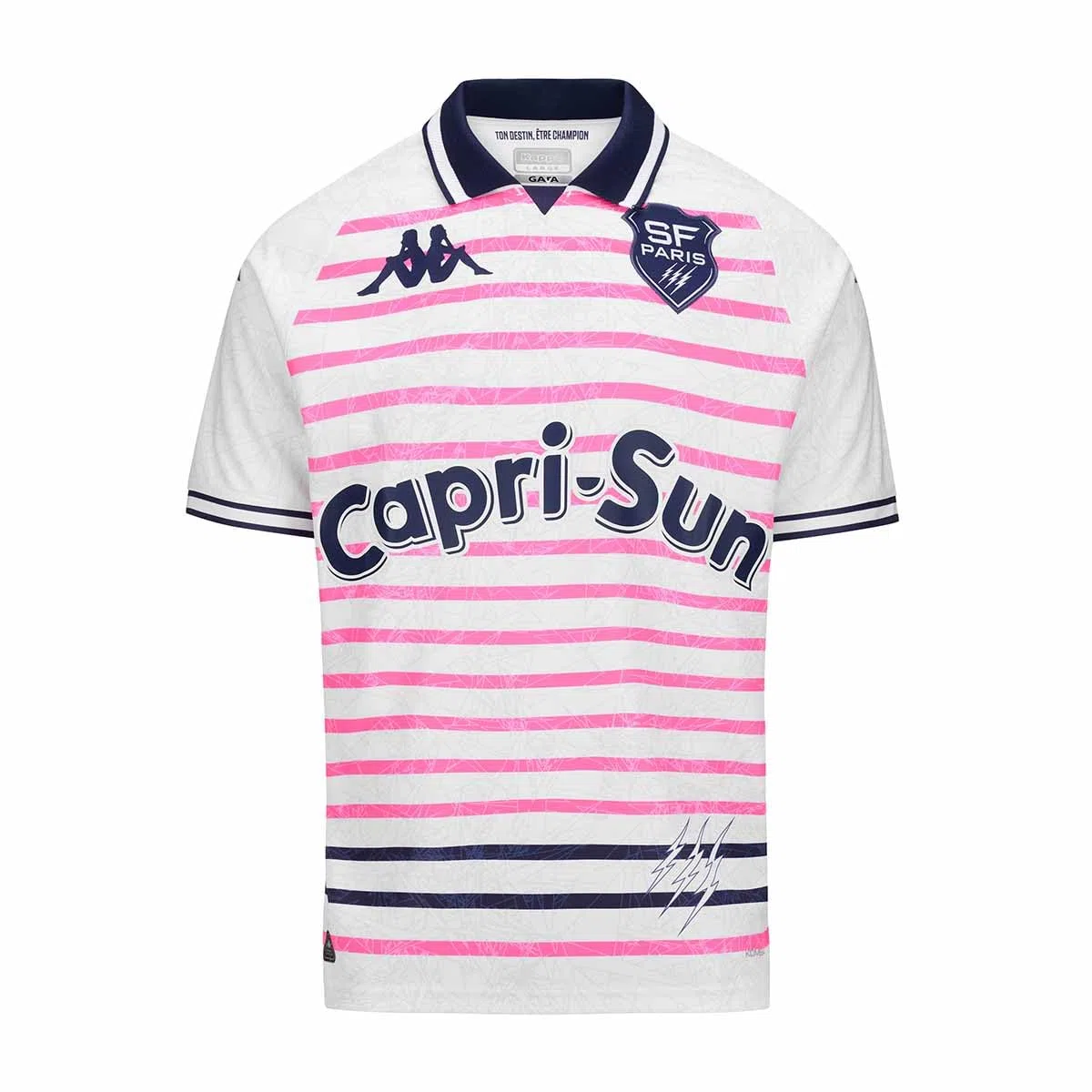 Kappa Kombat Third Stade Francais Paris 24/25 T-Shirt Garçon
