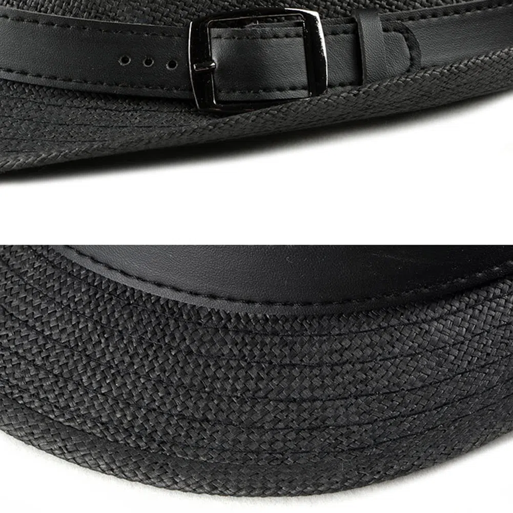 Chapeau De Paille Homme Classique Léger Respirable Femme Panama Chapeau de Soleil été pour Voyage Plage