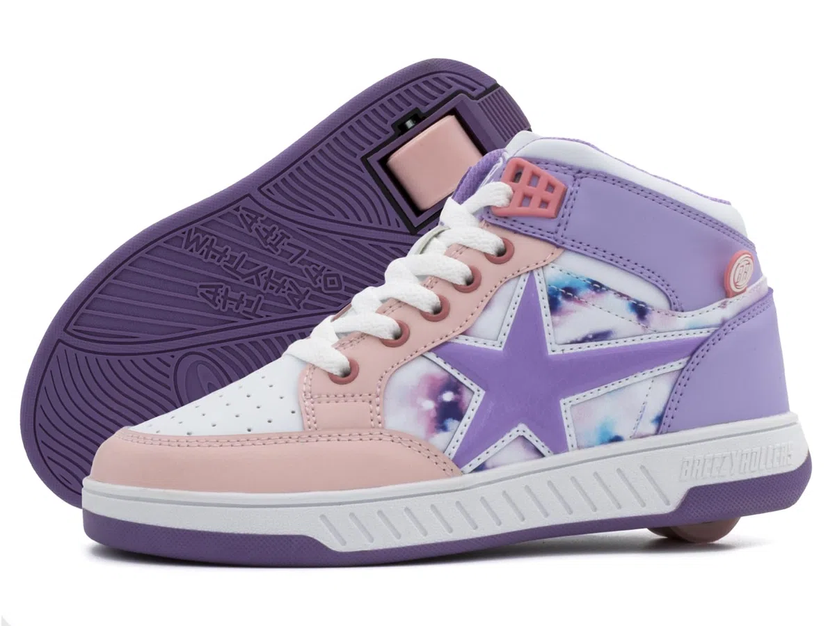 Breezy Rollers Chaussures à roulettes pour Enfants I Rollers-Sneakers pour Enfants I De Chaussures de Rue pour Enfants à Rollers en Quelques Secondes I Baskets à roulettes pour Filles et Garçons