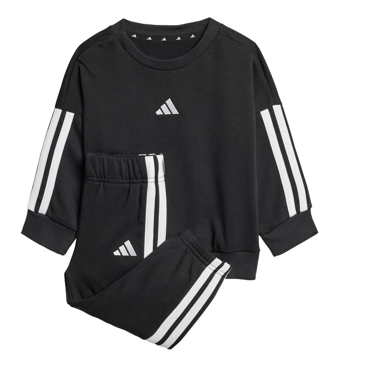 adidas Mixte bébé Essentials Jogger Track Suit, black/white, 6-9 Months