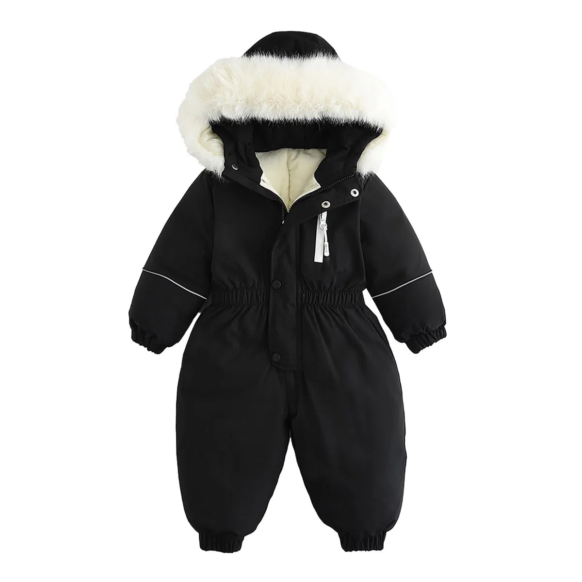Combinaison de Ski Enfant Garçon à Capuche Imperméables Coupe-Vent Vêtements de Ski Fille Noel Combinaisons de Neige Hiver Chaude Salopettes Veste Snowsuit Jumpsuit de Sports Coupe-Vent 1-4 ans