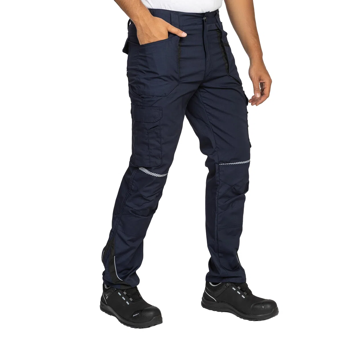 BWOLF Drift Pantalon de Travail Homme Cargo Vêtements de Travail Tissu Ripstop pour Homme avec de Nombreuses Poches