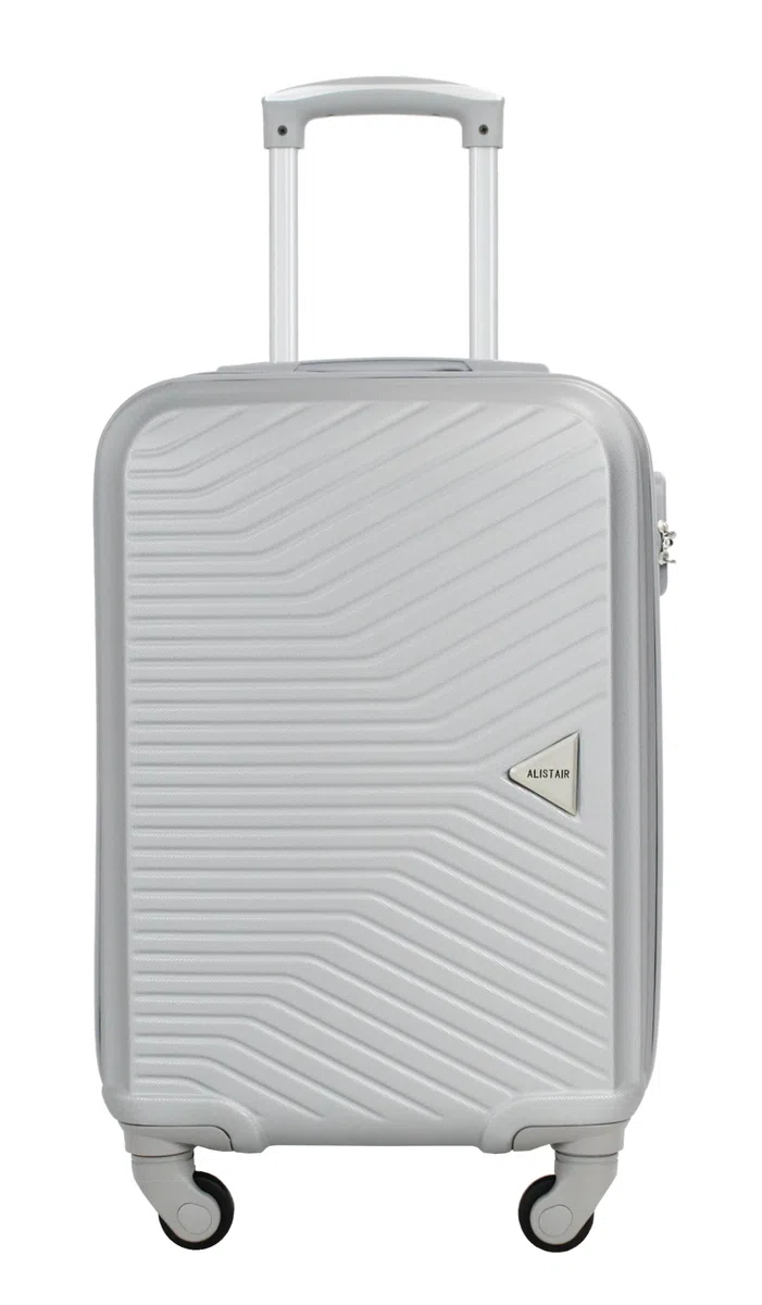 ALISTAIR "Iron Valise Cabine 55 cm - Marque Française - Garantie 2 Ans en France (Argent)
