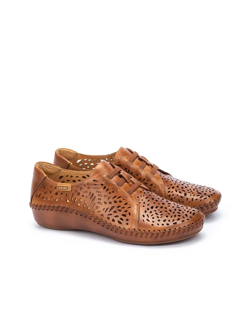 Pikolinos P. Vallarta Chaussures Plates Femme | en Cuir | avec élastique | Taille EU 35-42