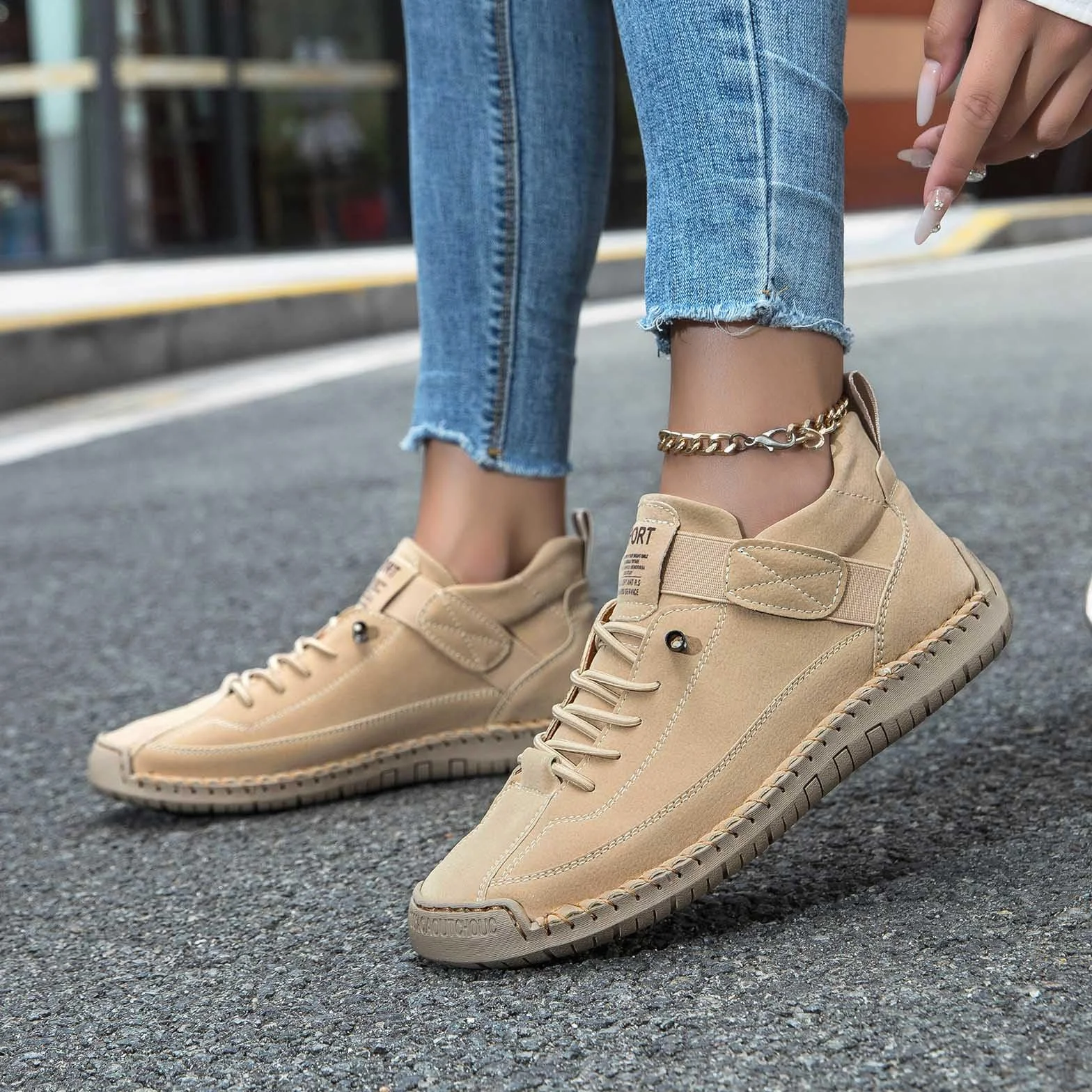 Basket Orthopedique Femme - Baskets à Confort Thérapeutique Orthopédiques Confortables Chaussures de Marche Souples Style Décontracté 35-48