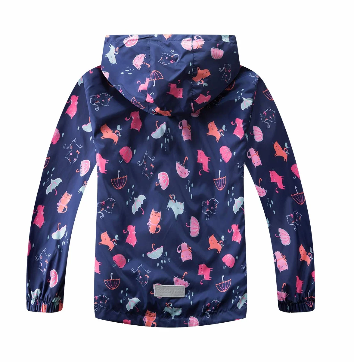 YoungSoul Coupe Vent Imperméable Fille - Manteaux Mi Saison Enfant Imprimé - Blouson Capuche Pluie