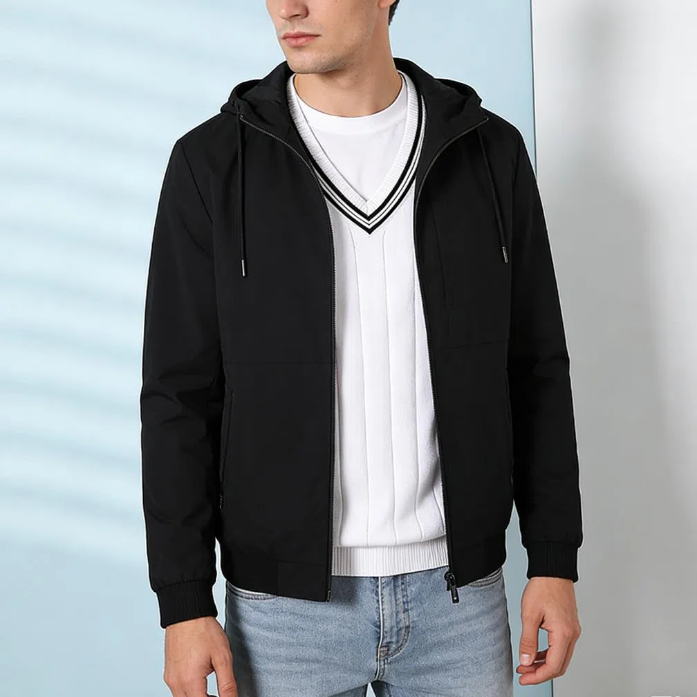 Pulls sans Manches Homme Pull à col-V Tricoté Gilet Élégant
