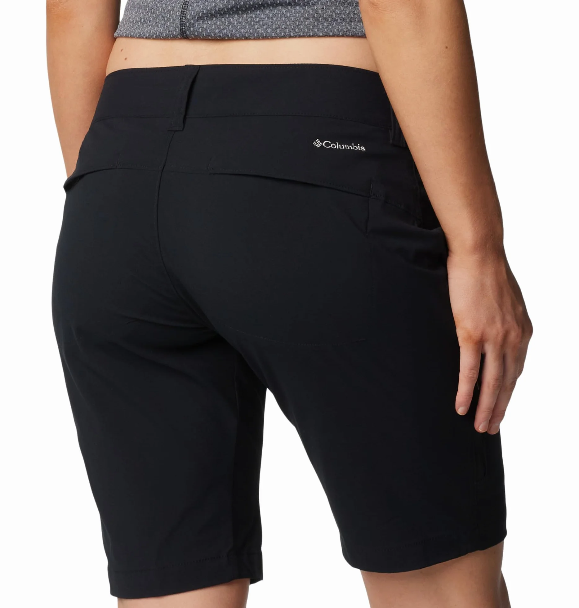 Columbia AK4028 Short Femme Noir FR : S (Taille Fabricant : W6/L10)