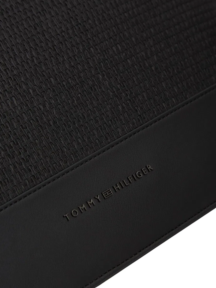 Tommy Hilfiger Pochette tissée Th AM0AM14145 pour homme, autres petits accessoires, noir (noir), taille unique