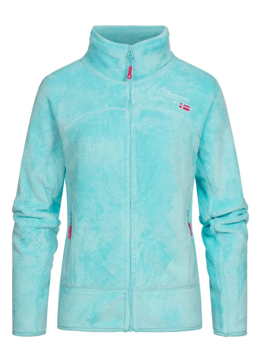Geographical Norway UPALINE Lady - Polaire Chaude Douce Femme Confortable - Veste Hiver Chaud Femmes Doux - Sweat Epais Longues Manches - Pull Parfait Fourrure Confort