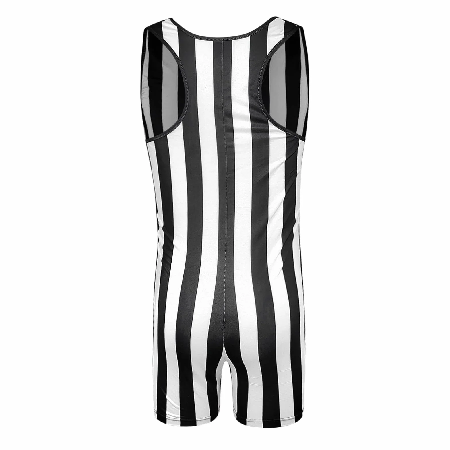 2025 Homme Printemps Été Sportswear Rayé Fitness Corps Conception Combinaison Gymnastique Vêtements Sexy Maison Vêtements Costume Adulte Combinaison