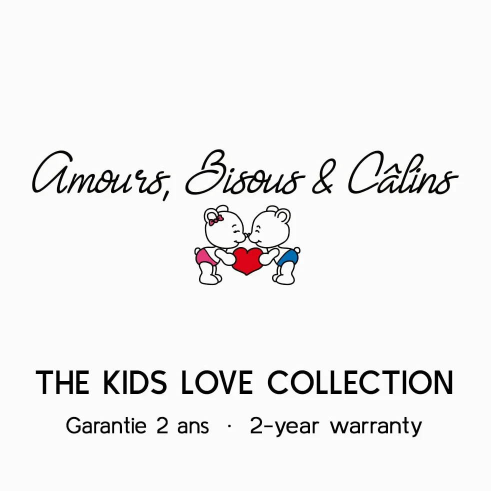Amours, Bisous & Calins - Pendentif PETITE COCCINELLE - 100% Anallergique - Argent 925 et Grenat Semi-Précieux - Bijou Enfant