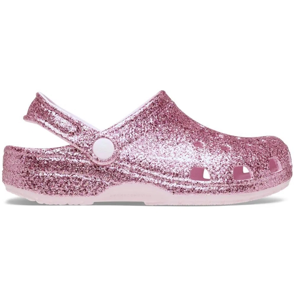 Crocs Mixte Enfant Classic Chunky Glitter Clog T Sabot