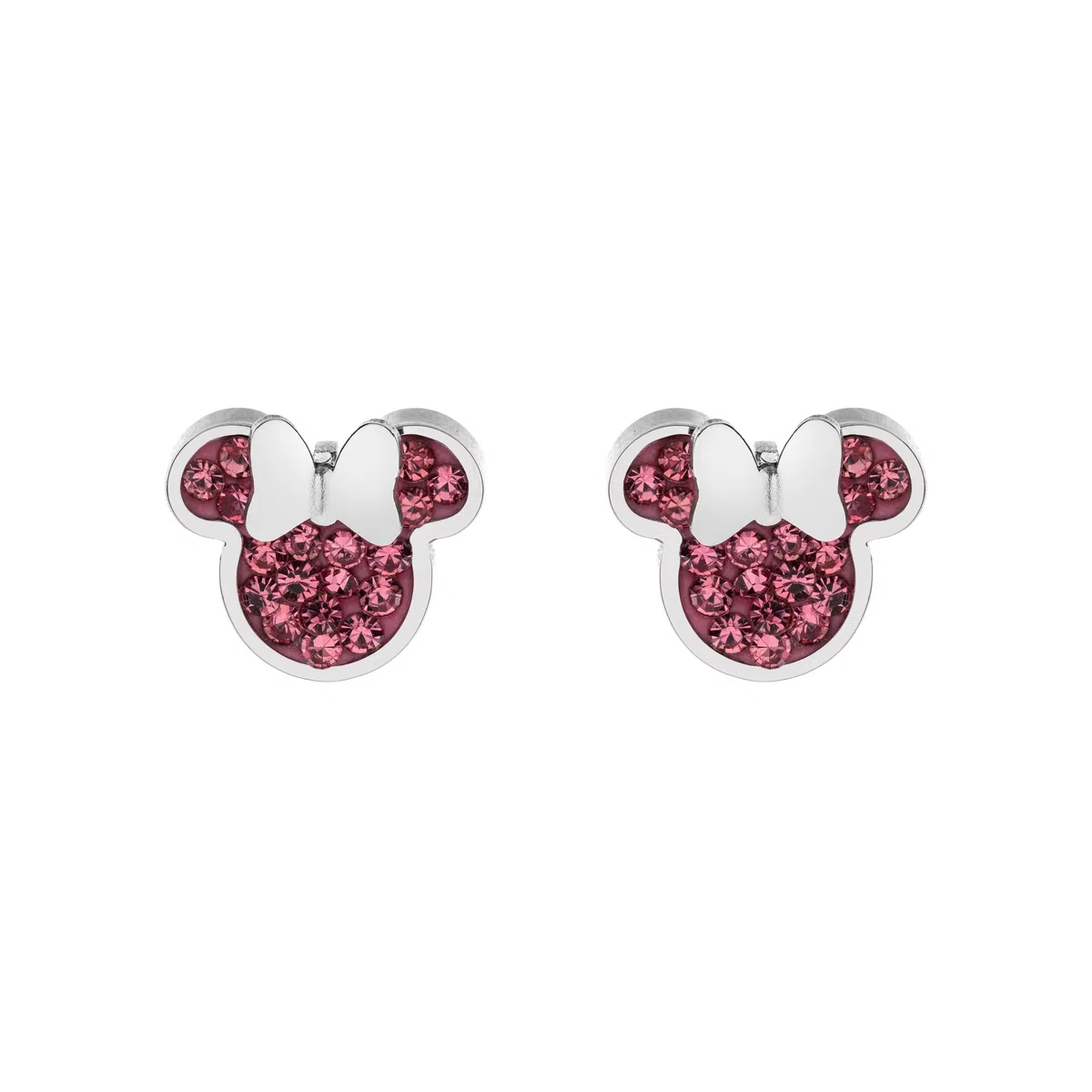 Disney Minnie Boucles d'Oreille Fille, Acier Inoxydable, taille unique, Bijoux Disney