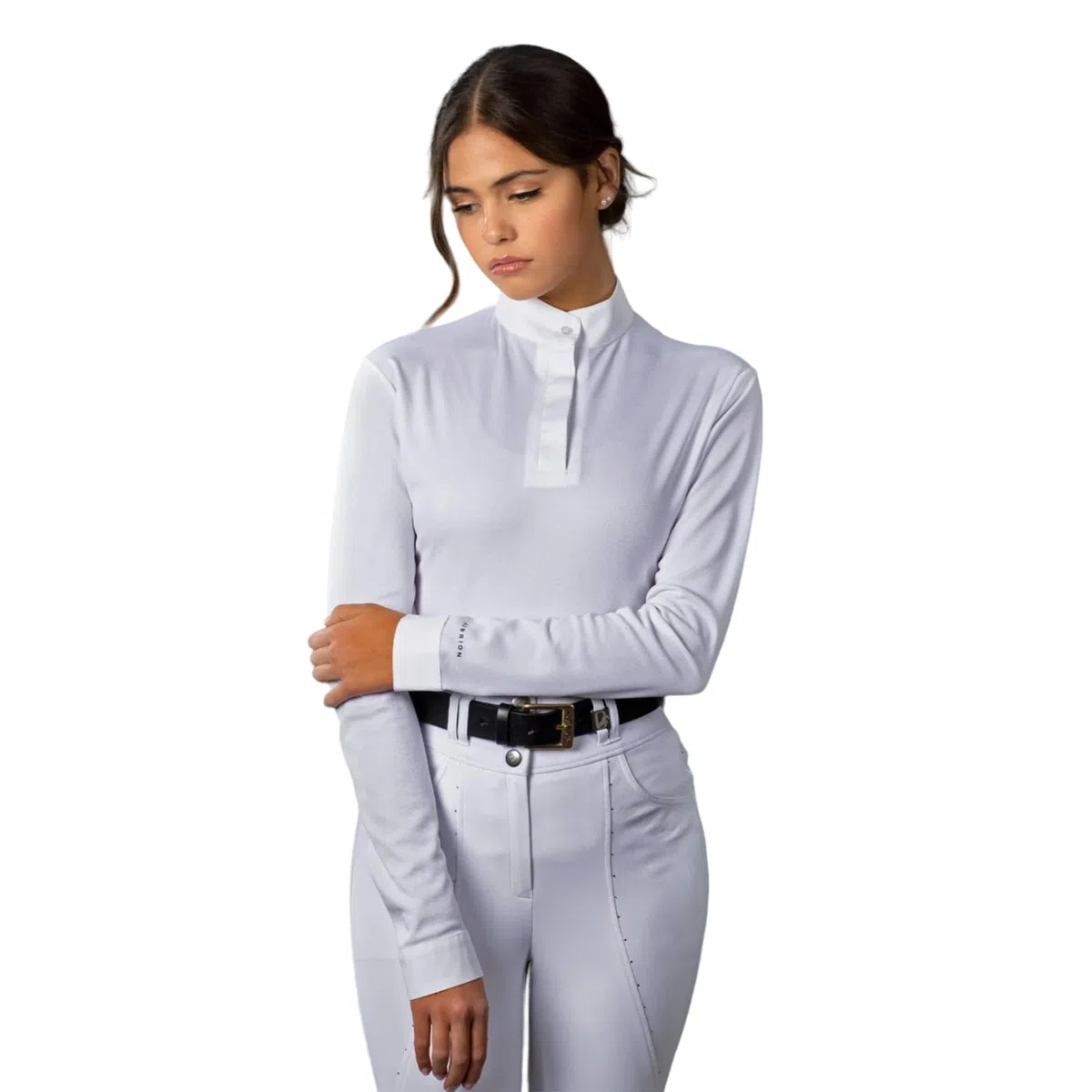 Aubrion - Chemise d'équitation - Femme (38 FR) (Blanc)