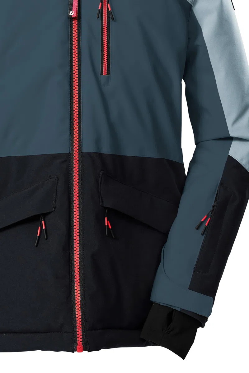 Killtec Ksw 208 Grls Ski Jckt Veste de ski/fonctionnelle avec capuche et jupe pare-neige Fille