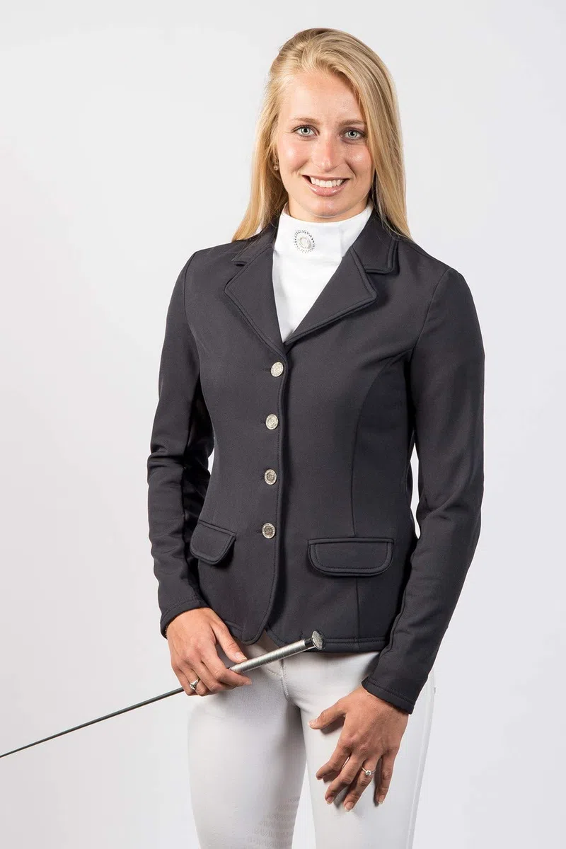 Harry's Horse Veste de tournoi Softshell St.Tropez TT - Couleur : noir - Taille XXL