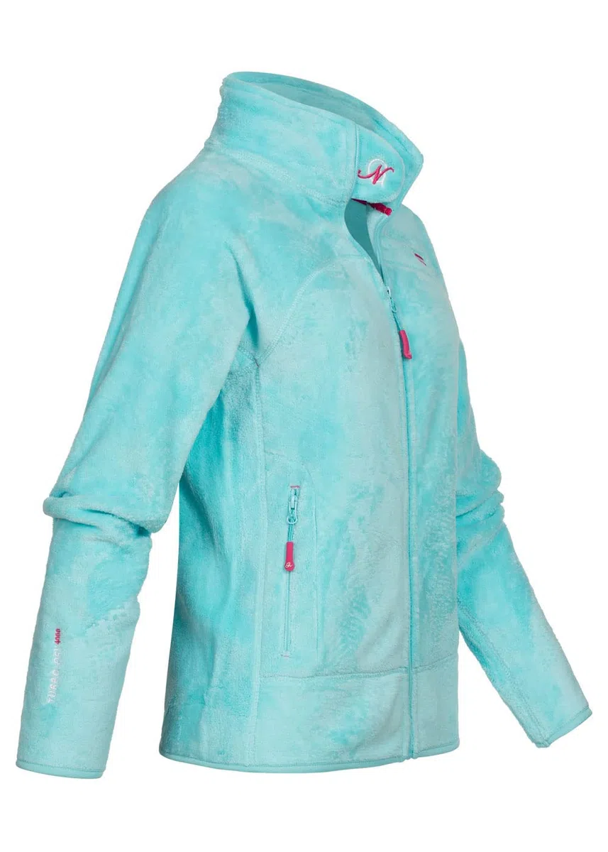 Geographical Norway UPALINE Lady - Polaire Chaude Douce Femme Confortable - Veste Hiver Chaud Femmes Doux - Sweat Epais Longues Manches - Pull Parfait Fourrure Confort