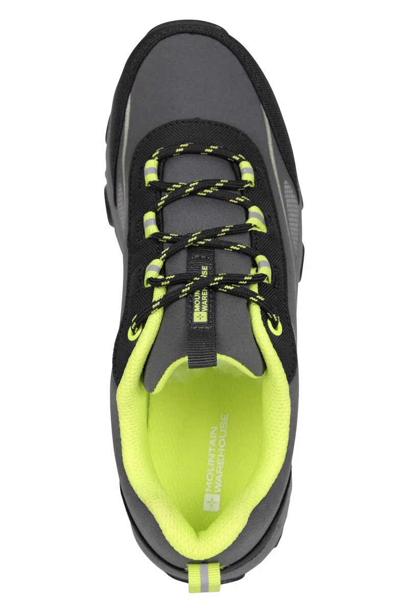 Mountain Warehouse Chaussures Softshell pour Enfants - Durables, Dessus Respirant, Doublure en Maille, Semelle Haute Traction - Printemps été, Marche