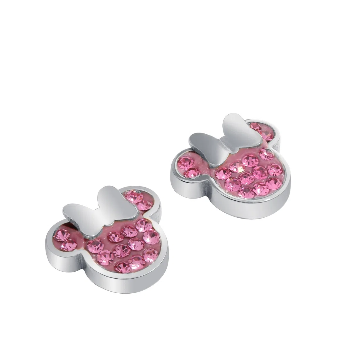 Disney Minnie Boucles d'Oreille Fille, Acier Inoxydable, taille unique, Bijoux Disney