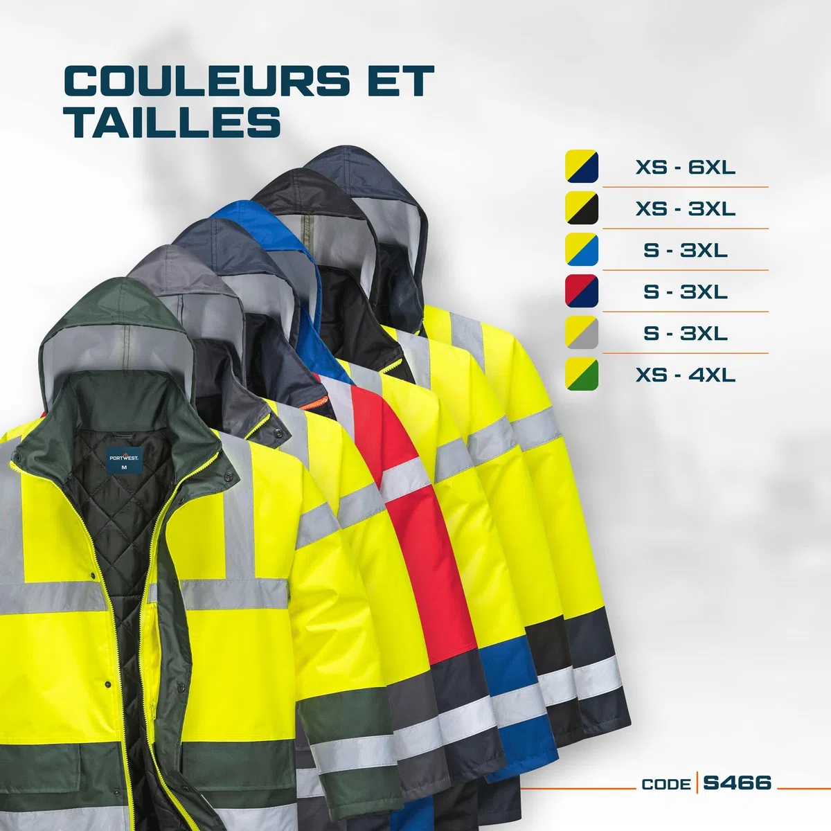 Portwest Parka Bicolore Traffic