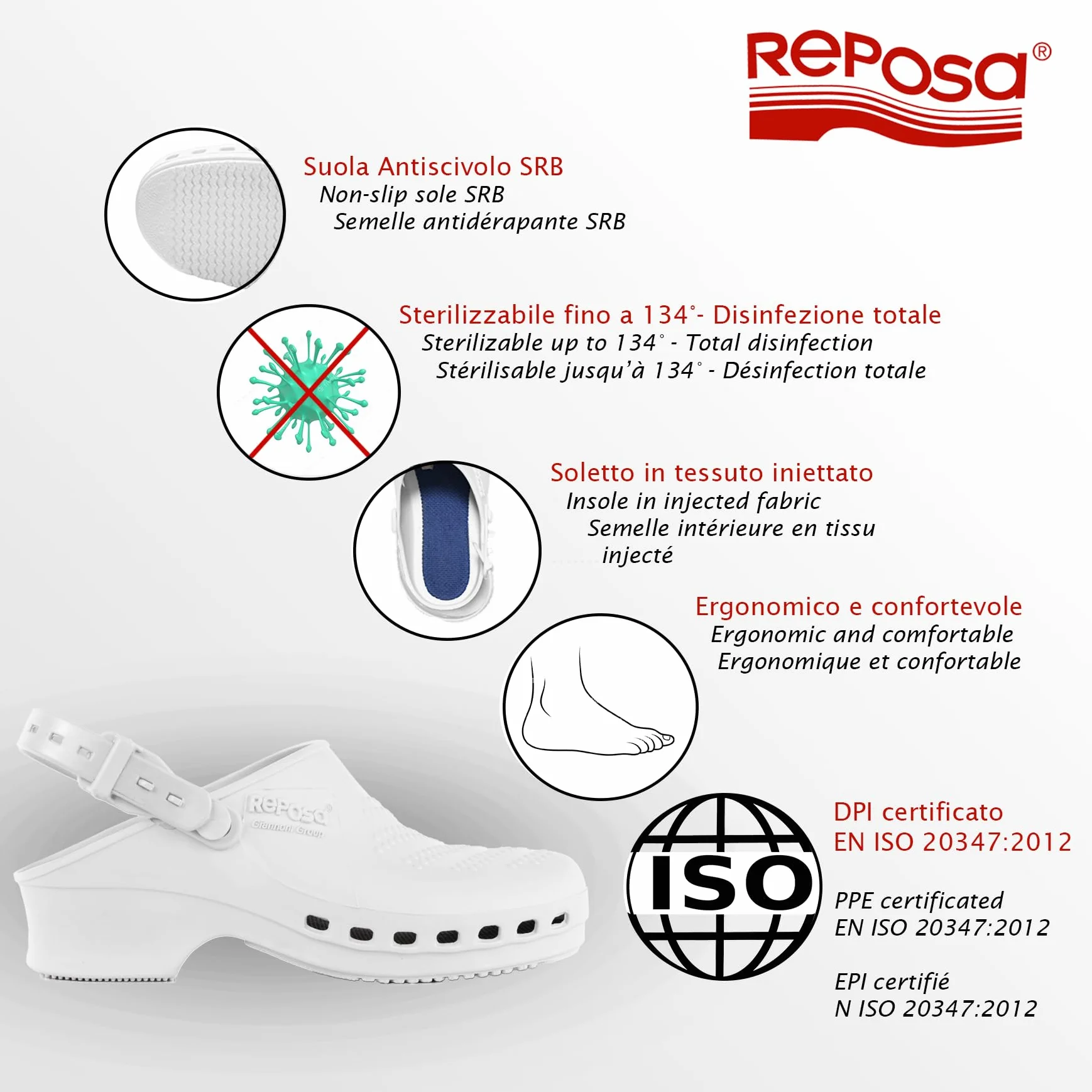 REPOSA Mixte Complete Sabot