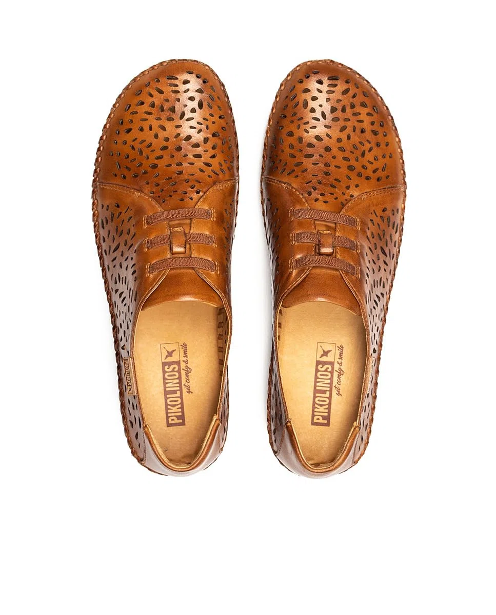 Pikolinos P. Vallarta Chaussures Plates Femme | en Cuir | avec élastique | Taille EU 35-42